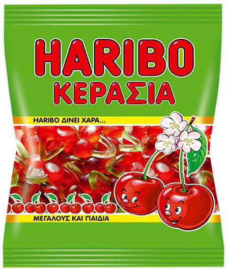 Haribo Jellies Happy Cherries 1pcs 100gr