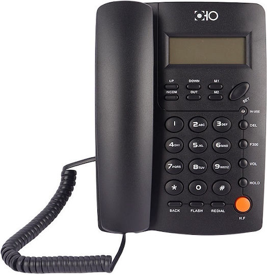 Schnurgebundenes Bürotelefon für Senioren Schwarz 690033_b