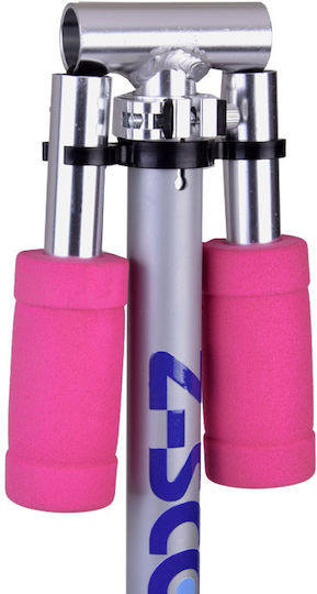 Jokomisiada Kinderroller Klappbar City Scooter 2-Rad Rosa