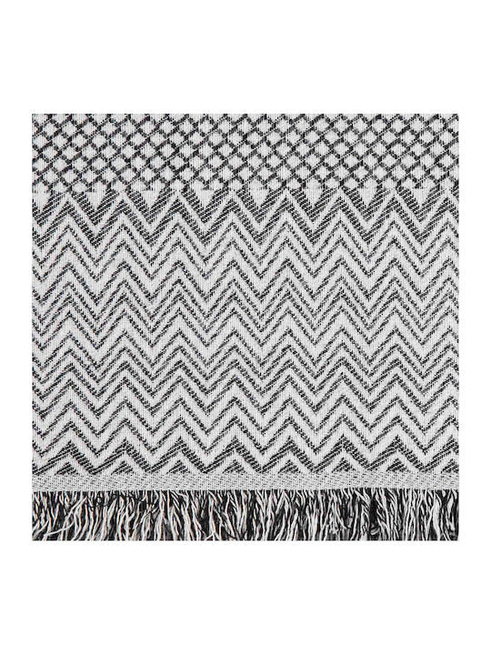 Borea Armchair Throw Tribal 180x180cm Black