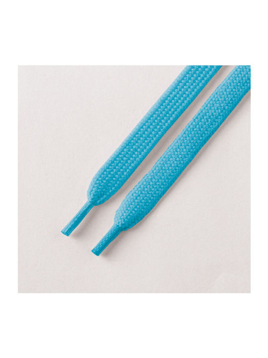 Bergal Sneaker Laces Turquoise 120cm Κορδονια Πλακε 120 Εκατοστα Χρωμα Τυρκουαζ Πλάτος 7 Mm Κατασκευασμένο Ανθεκτικό Πολυεστέρα