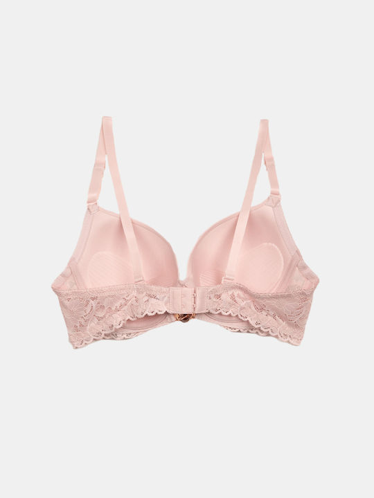 Push Up Bra Jewel Cub C Pink Pink