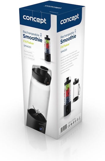 Concept Blender with Plastic Jug 580 ml 315W Black SM4001