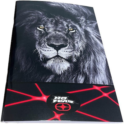 No Fear Notebook Ruled Lion 1pcs