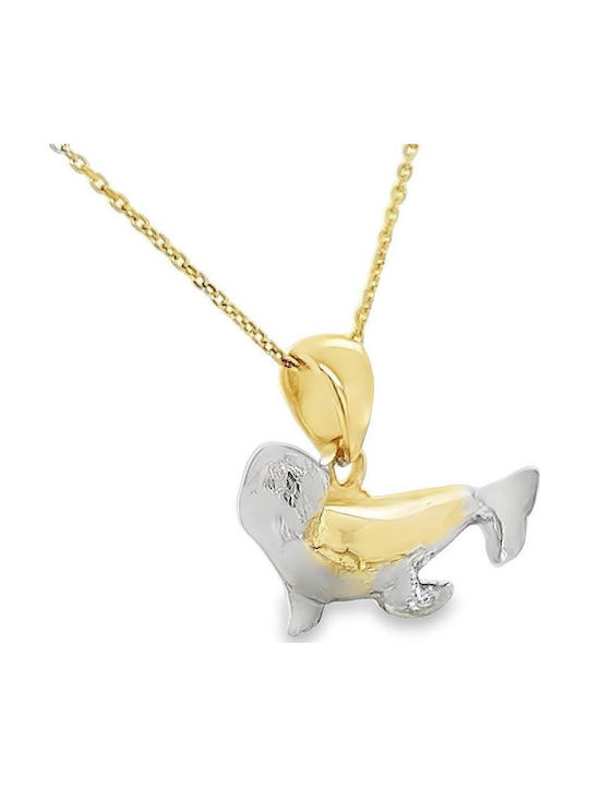 Xryseio Charm Ζωάκι από Λευκόχρυσο 14Κ