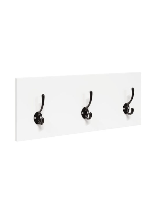 Mobilier de Intrare cu Oglindă / Cuier / Dulap pentru Pantofi & Bancă Alb 90x31x46.5cm