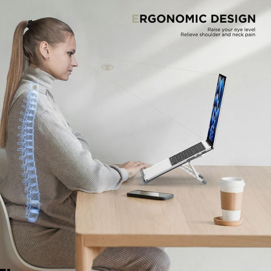 Tech-Protect ULS300 Stand für Laptop bis zu 16" Silber