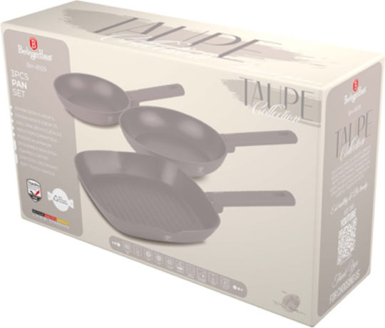 Berlinger Haus Berlinger Haus Taupe Collection Aluminium Pfannen-Set mit Antihaftbeschichtung 3-teilig