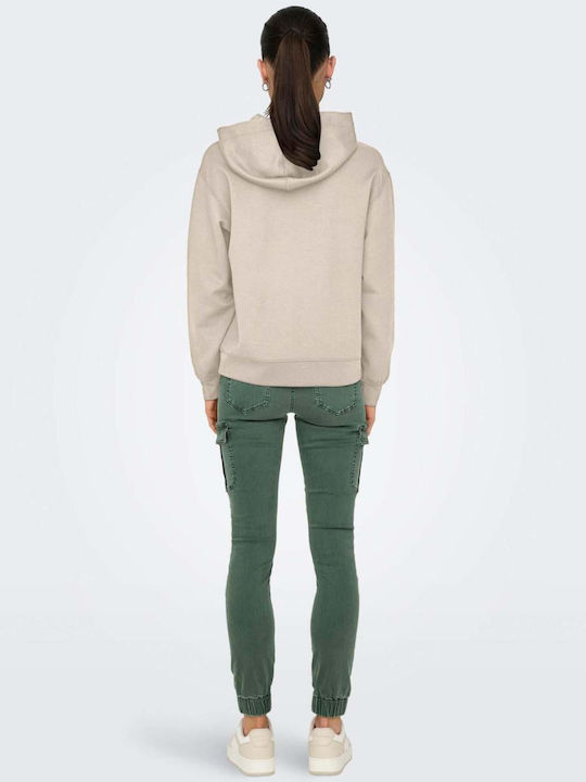 Only Life Women's Hooded Sweatshirt Brown