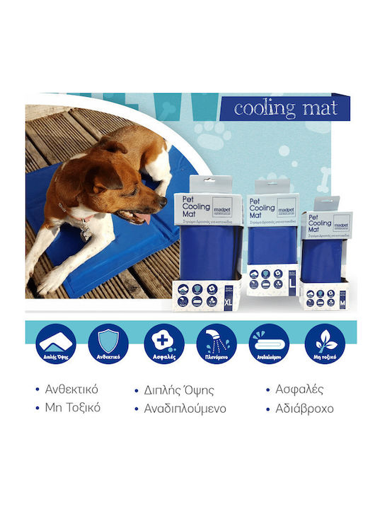 Madpet Saltea pentru Câini Albastru 90x50cm