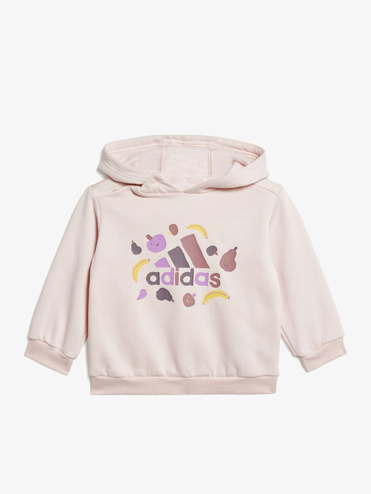 Kinder Sweatpants Set - Jogginganzug Rosa 2Stück Essentials Allover Print