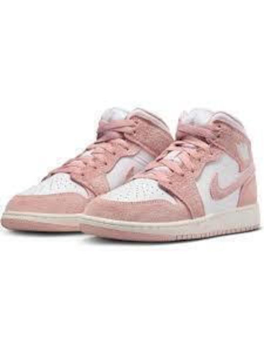 Jordan Kids Sneakers 1 Mid Se Pink