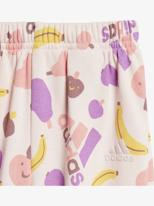 Kinder Sweatpants Set - Jogginganzug Rosa 2Stück Essentials Allover Print
