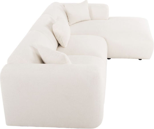 Bricken Ecke Sofa mit Rechte Ecke Weiß 282x160x72cm