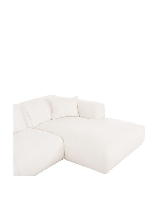 Bricken Corner Couch with Right Corner White 282x160x72 cm
