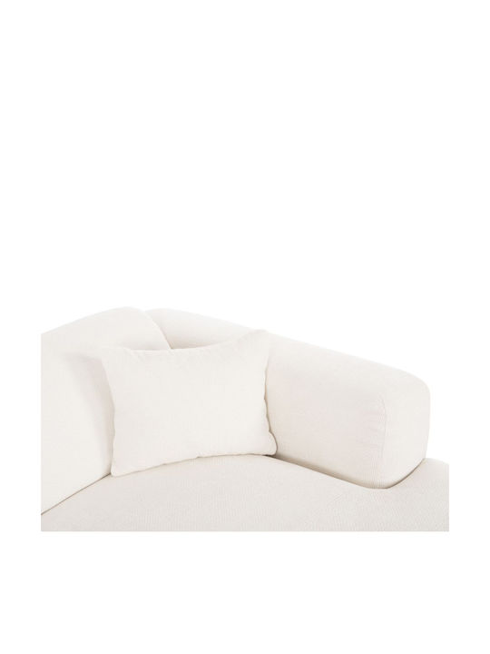 Bricken Corner Couch with Right Corner White 282x160x72 cm