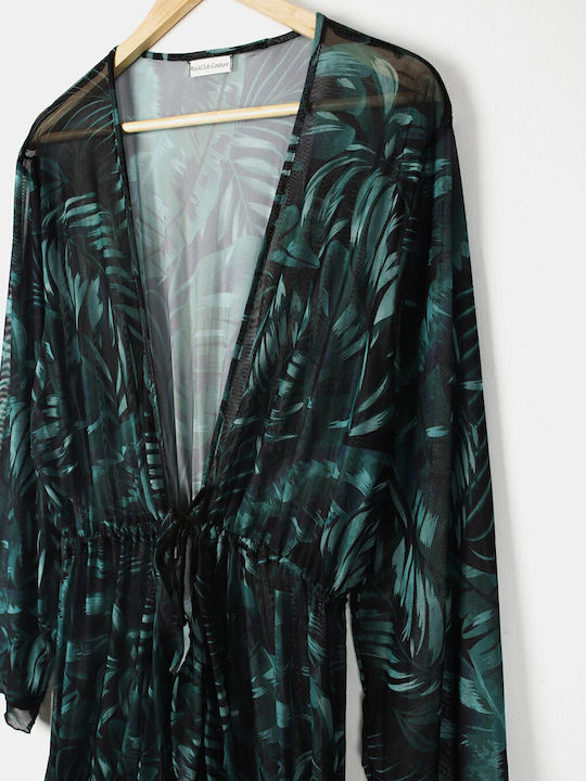 Tunic Transparency Ruffles Palm