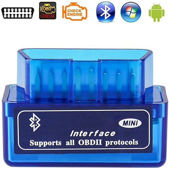 Диагностичен инструмент за автомобили ELM 327 OBD 2 с Bluetooth