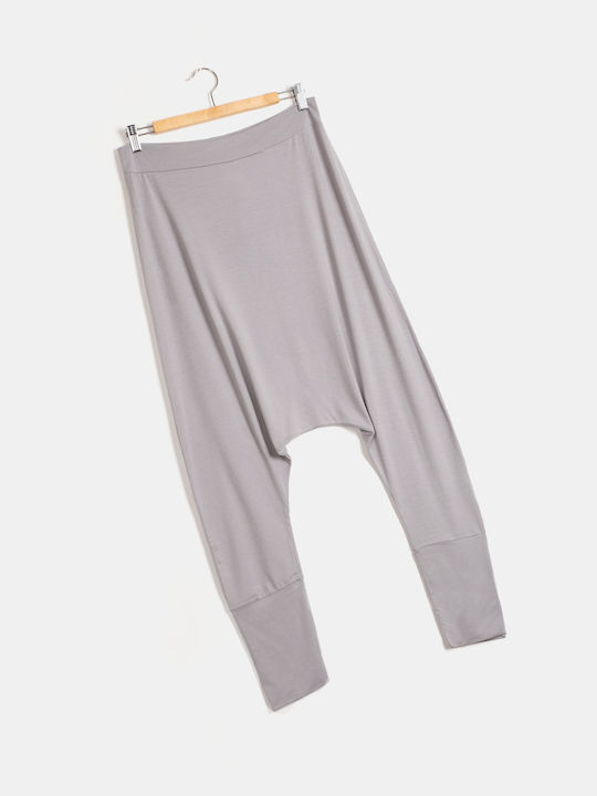 Rock Club Damen Stoff Hose mit Gummizug in Lockerer Passform Grey