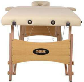 Mobiak Wooden Folding Beige Massage and Physiotherapy Bed 185x70cm