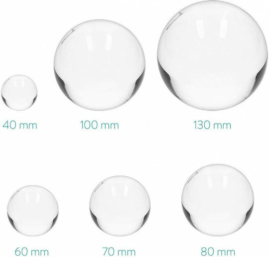 Navaris Dekorative Kugel aus Glas 3.5x2x8cm 1Stück