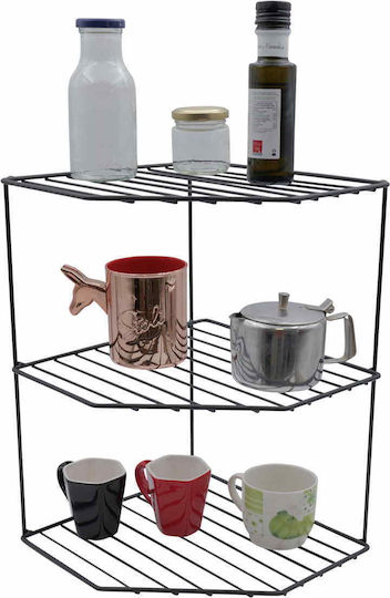 Uncle George Tischspiel Metallische Küchenorganisationsständer 25x25x36cm Schwarze