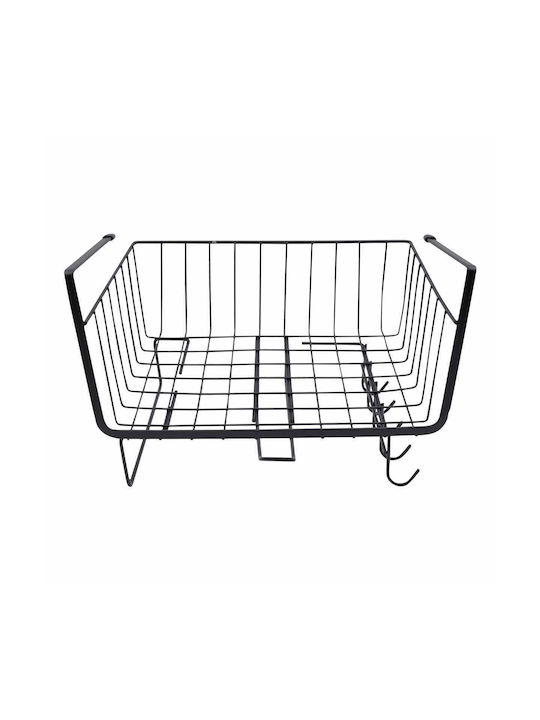 Uncle George Pendant Metal Shelf 30x25x19cm Black