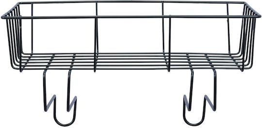 Uncle George Стенна Етажерка За Баня Метална 34x15x13см Черна Uncle George Стенна Етажерка За Баня Метална 34x15x13см Черна