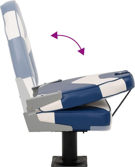 Boat Seat Set 4 Pieces High Back Folding 3284331