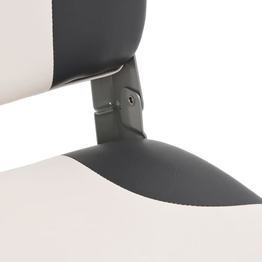 Vidaxl Boat Seat Set 2 Pieces Low Back Folding Station Straps