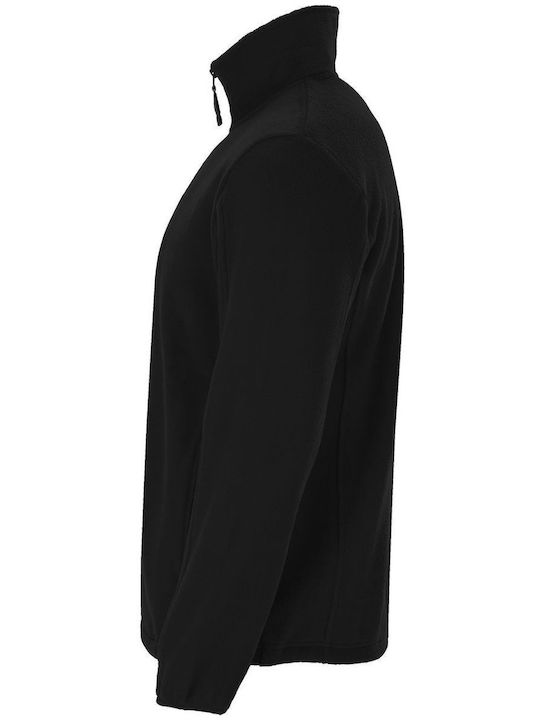 Artic Ανδρική Ζακέτα Fleece Μαύρη
