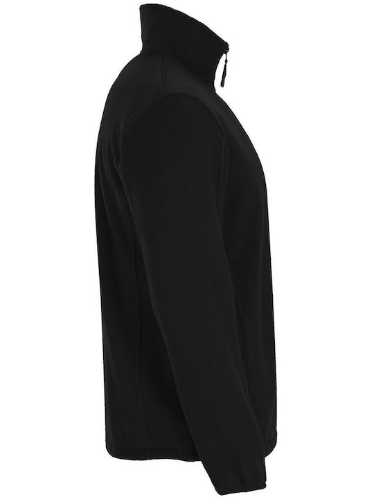 Artic Ανδρική Ζακέτα Fleece Μαύρη