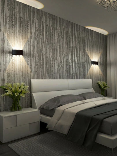 Powertech Επιτοίχιο Εξωτερικό Σποτ LED IP65 6W με Φυσικό Λευκό Φως 17x8x4εκ.