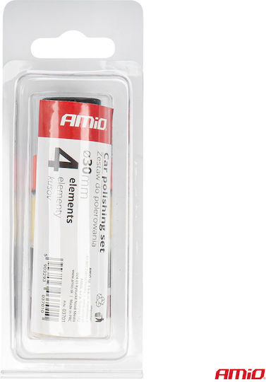 AMiO 03701 Σφουγγάρια Γυαλίσματος 30x30mm 4τμχ