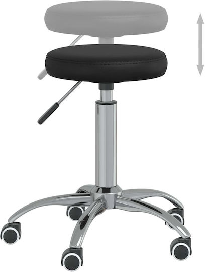 vidaXL Medical Stool Black 3085693