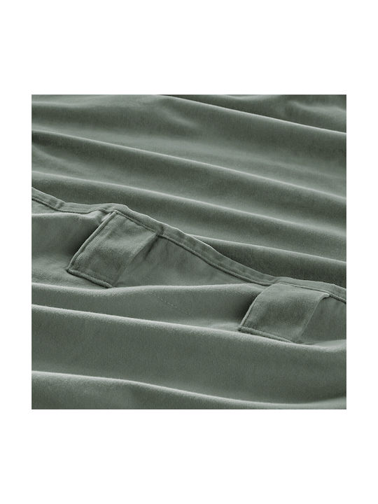La Redoute Interieurs Curtain Window with Tunnel Green 350117390_9889_10 135x180cm