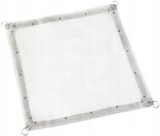 Portable Campfire Stand Zola Non-slip Edges Foldable 41.5x37 Cm Silver