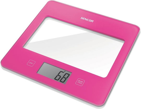 Sencor Ψηφιακή Ζυγαριά Κουζίνας έως 5kg Ροζ