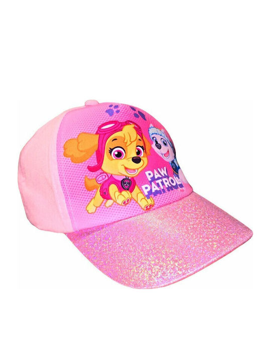 Nickelodeon Παιδικό Καπέλο Jockey Αντηλιακό Paw Patrol Ροζ