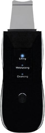 Exfoliant ultrasonic Ubx încărcare USB negru 2 capete de silicon 17.5x5.5x1.5 cm