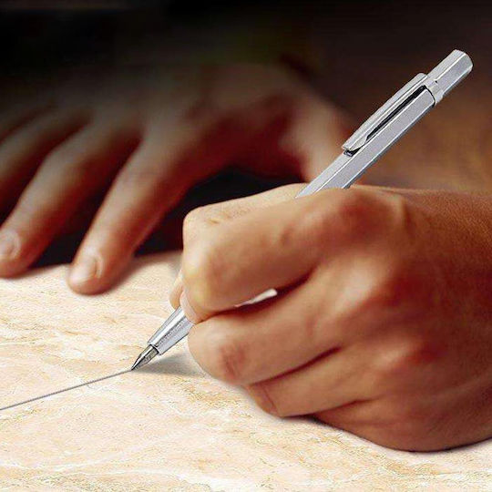 Scriber Stylus Metal Plates Zola Stainless Steel 14 Cm Silver
