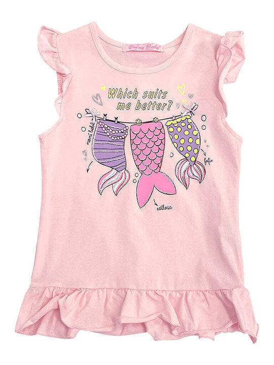 Ustyle Kids Clothing Set with Pink Leggings 2 Pieces