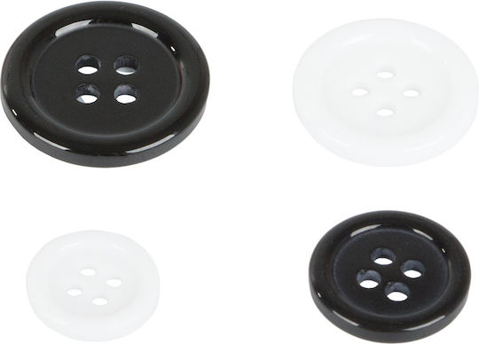 Button Replacement Kit Zola 40 Pieces Buttons Thread Needle Screwdriver Safety Pin Plastic