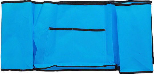 Bed Organizer 5 Pockets Zola Easy To Assemble 56x26 Cm Blue