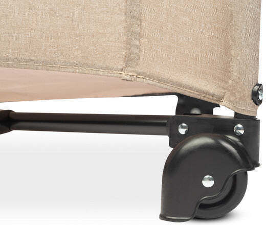 Caretero Esti Playpen 2 Levels with Mattress Brown 126x65cm