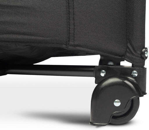 Caretero Esti Playpen 2 Levels with Mattress Black 126x65cm