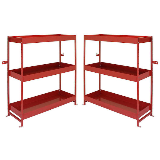 Ραφιέρες Dexion 115x34.8x116.5εκ. με 3 Ράφια 2τμχ