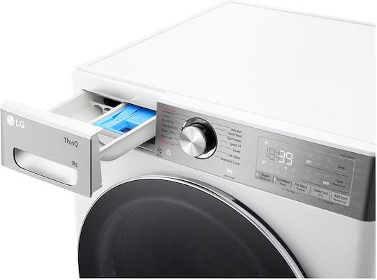 LG Waschmaschine 9kg mit Dampftechnologie 1400 Umdrehungen TurboWash F4WR909P3W