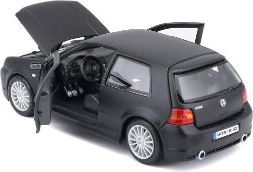 Maisto Toy Car Volkswagen Golf R32 - Black