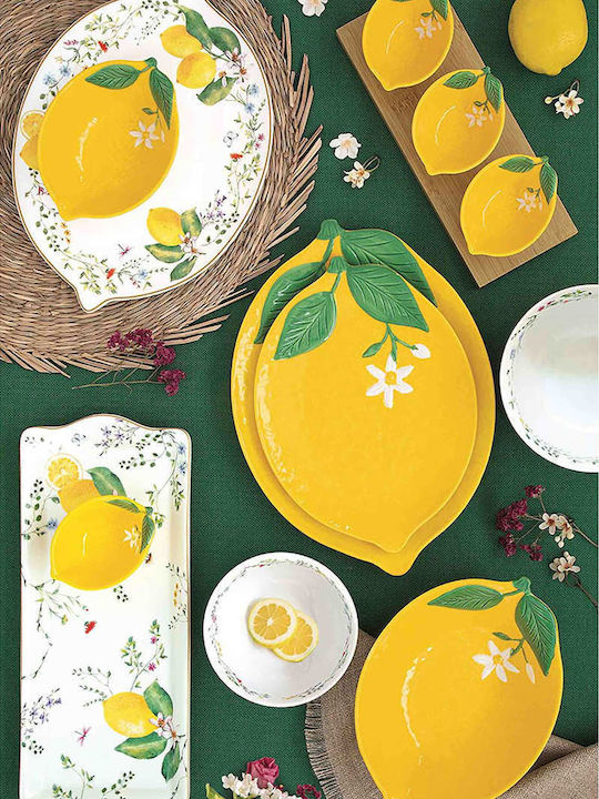 Marva Servierplatte Rechteckig Melamin Bunt 35x15cm 1Stück